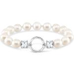 Bracelets de perles Thomas Sabo argentés à perles gravés classiques pour femme en promo 
