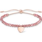 Bracelets de perles Thomas Sabo beiges en or rose à perles pour femme 