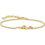 Bracelets en argent Thomas Sabo blancs en or jaune à motif serpents pour femme 
