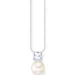 Pendentifs perle Thomas Sabo argentés à perles classiques pour femme 