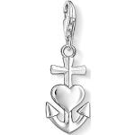 Thomas Sabo Charm Club 0083-001-12 Pendentif-breloque pour femme, en forme de croix-coeur-ancre (foi, espérance et charité) en argent Sterling 925