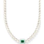 Pendentifs perle Thomas Sabo vert clair à perles pour femme 