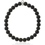 Bracelets en jonc Thomas Sabo noirs en argent à perles look fashion pour femme en promo 
