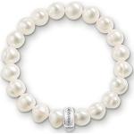 Bracelets de perles Thomas Sabo argentés en argent à perles look fashion pour femme 