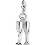 Thomas Sabo Femmes-Pendentif charm Flûtes À Champagne Charm Club Argent Sterling 925 1288-001-12