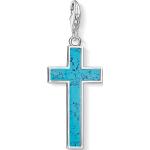 Pendentifs croix Thomas Sabo turquoise pour femme en promo 