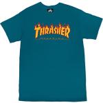Thrasher Magazine Men's Flame Logo Short Sleeve T