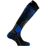 Thyo - Mi-bas Ski tricot 3D en laine et soie haute performance - couleur - Noir bleu - Pointure - 41-43