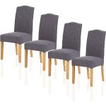 Housses de chaise bleus foncé en polyester extensibles 