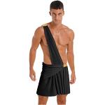 Boxers Tiaobug noirs à carreaux Taille L look fashion pour homme 