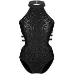 Justaucorps Tiaobug noirs à paillettes look fashion pour fille de la boutique en ligne Amazon.fr 