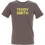 T-shirts Teddy Smith Ticlass kaki oeko-tex à manches courtes à manches courtes à col rond Taille 3 XL look fashion pour homme 