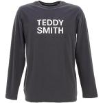 T-shirts Teddy Smith Ticlass bleu nuit à manches longues à manches longues à col rond Taille XL look fashion pour homme 