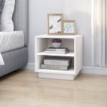 Tables d'appoint blanches en pin modernes 