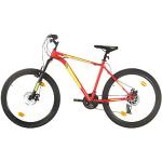 Tidyard Vélo de Montagne Vélo pour Adulte 21 Vitesses Roues de 27,5 Pouces 50 cm Rouge