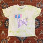 T-shirts à motif tie-dye David Bowie Taille XL pour femme 