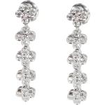 Boucles d'oreilles Tiffany & Co. grises en platine en diamant seconde main pour femme 