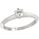 Bagues de fiançailles en diamant de mariage Tiffany & Co. grises en platine en diamant seconde main pour femme 