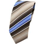Cravates mi-slim Tigertie marron à rayures look fashion pour homme 