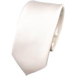 Cravates mi-slim Tigertie blanches à perles look fashion pour homme 