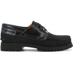 Timberland Authentics 3-Eye Classic Lug Boat Shoes - Mocassins Bateau Homme Chaussures Cuir Noir TB0A2A2C001 ORIGINAL