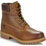 Chaussures Timberland Heritage marron en cuir imperméables avec un talon jusqu'à 3cm pour homme en promo 
