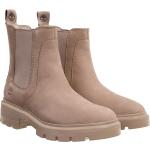 Boots Chelsea Timberland taupe pour femme en promo 