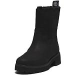 Boots Chelsea Timberland noires en cuir légères Pointure 39,5 look fashion pour femme 