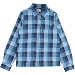 Chemises Timberland bleues en coton Taille 6 ans classiques pour garçon en promo de la boutique en ligne Yoox.com avec livraison gratuite 