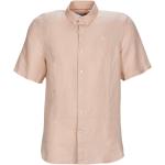 Chemises Timberland Mill River roses en lin Taille M pour homme en promo 