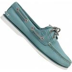 Chaussures casual Timberland Classic Boat bleues en cuir à lacets Pointure 44 classiques pour homme 