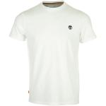 T-shirts col rond Timberland Dunstan River blancs en coton à manches courtes à col rond Taille 3 XL pour homme 