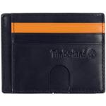 Timberland Men's Slim Leather Minimalist Front Pocket Credit Holder Wallet, Navy (Cloudy Card Case)