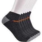 Timberland PRO Men's TB219978TA Performance Low Cut Socks 6-Pack - Large - Charcoal Heather