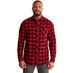 Chemises Timberland Pro rouges à carreaux en coton à carreaux Taille L plus size classiques pour homme 