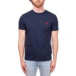 T-shirts Timberland bleus à manches courtes à manches courtes Taille XL look fashion pour homme 