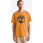 T-shirts Timberland Kennebec River jaunes bio éco-responsable à manches courtes à col rond pour homme 