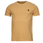 T-shirts Timberland beiges à manches courtes Taille XXL pour homme en promo 