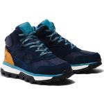 Chaussures de randonnée Timberland bleues en cuir en gore tex éco-responsable imperméables à lacets Pointure 32 pour homme 