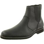 Boots Chelsea Timberland noires en caoutchouc Pointure 42 look fashion pour homme en promo 