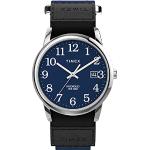 Montres-bracelet Timex Easy Reader bleues look fashion pour homme 