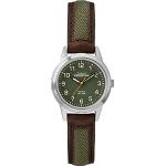 Montres-bracelet Timex vert olive à quartz classiques à chiffres arabes analogiques pour femme en promo 