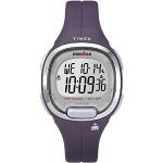 Montres-bracelet Timex violettes en plastique 10 ATM à à boucle ardillon look sportif digitales pour femme en promo 