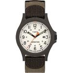 Montres-bracelet Timex Expedition marron à quartz look fashion à chiffres arabes analogiques pour homme en promo 