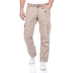 Pantalons cargo Timezone beiges en coton W31 look sportif pour homme 