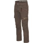 Pantalons cargo Timezone marron en coton délavés stretch W36 look casual pour homme 
