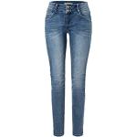 Jeans slim Timezone bleus Taille L W32 look fashion pour femme en promo 
