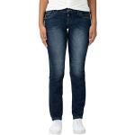Jeans slim Timezone bleus en cuir W30 look fashion pour femme 