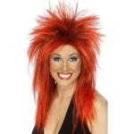 Perruques disco Smiffy's rouges en polyester Tina Turner Tailles uniques look fashion 