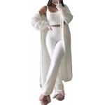 Pyjamas en polaires blancs en peluche Taille XL classiques pour femme 